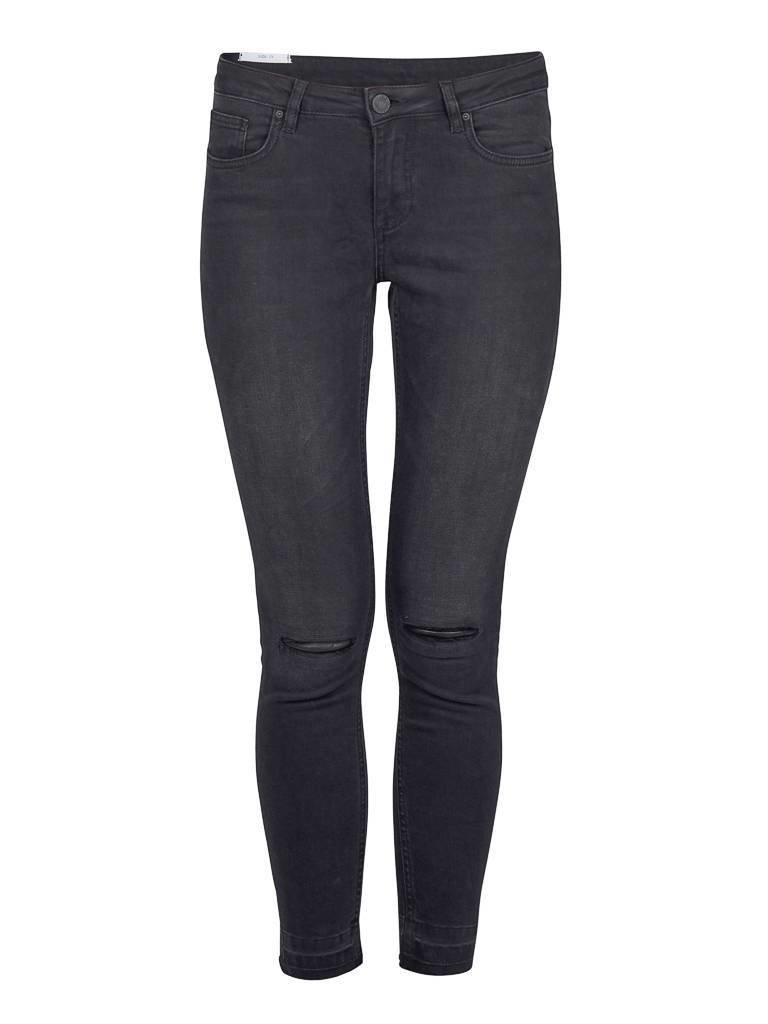 Zoe Karssen Rip 'n Roll skinny jeans zwart