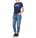 Zoe Karssen Cartoon eyes jeans blue