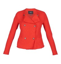 SET Double breasted blazer red