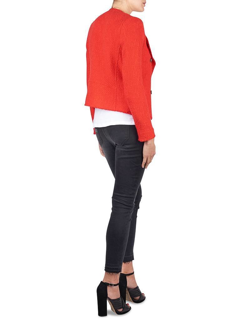 SET Double breasted blazer rood