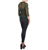 SET Lace top dark green