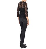 SET Spitzenshirt schwarz