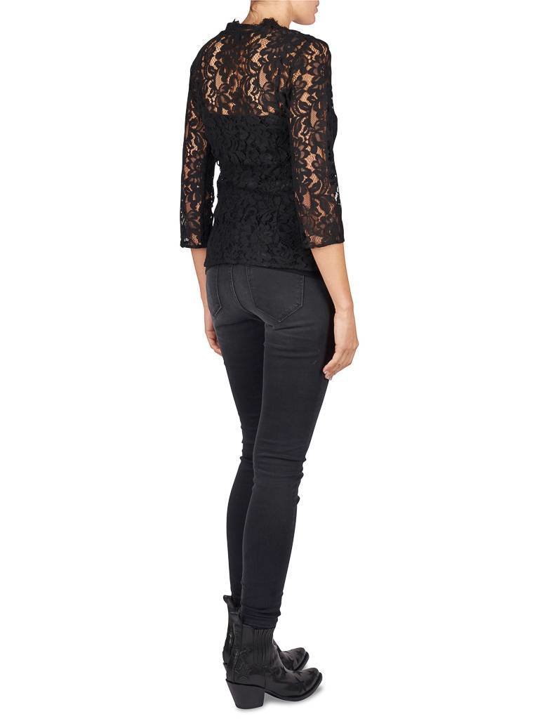 SET Lace top black