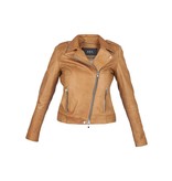 SET Leather jacket camel