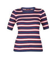 SET Pullover striped blue
