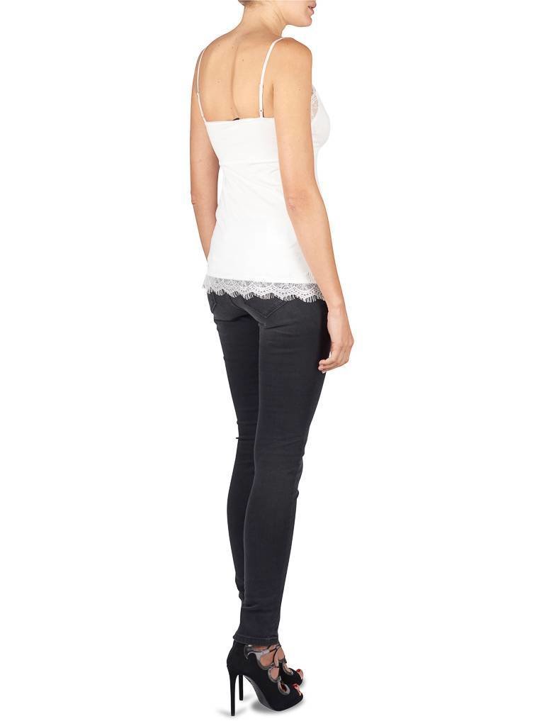 SET Singlet with lace white