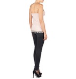 SET Singlet mit Spitze hellrosa