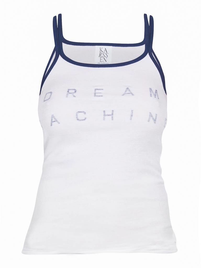 Zoe Karssen Dream Machine singlet white