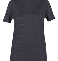 Zoe Karssen Embellished T-Shirt schwarz