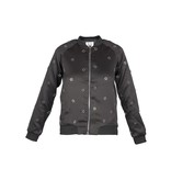 Zoe Karssen Silver stars bomberjack zwart