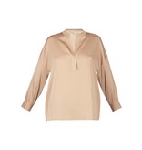 Vince V-Ausschnitt Bluse beige