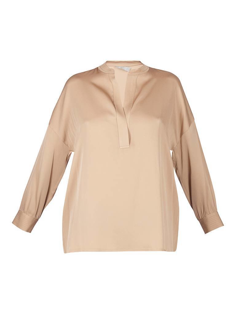 Vince V-hals blouse beige