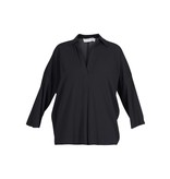 Vince V-hals blouse zwart