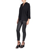 Vince V-hals blouse zwart
