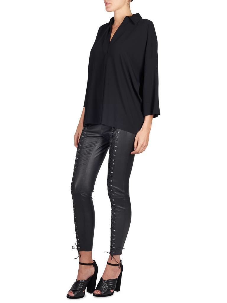 Vince V-neck blouse black