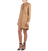 SET Lederkleid kamel