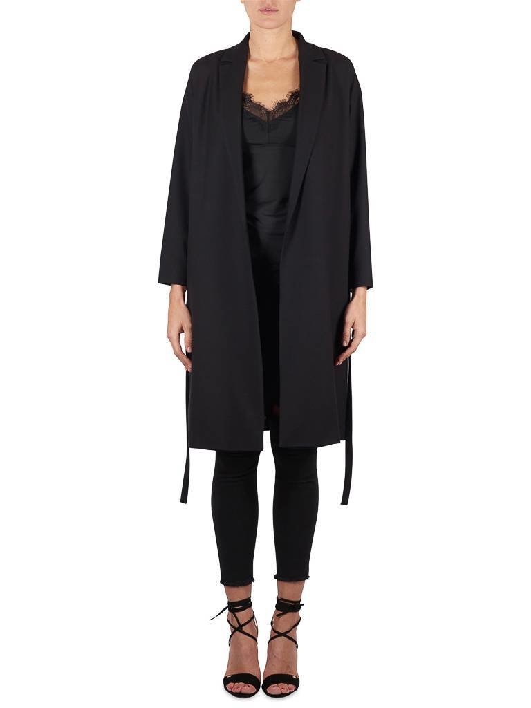 SET Lange blazer zwart