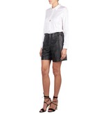 SET Leren short zwart