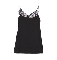 SET Top with lace black