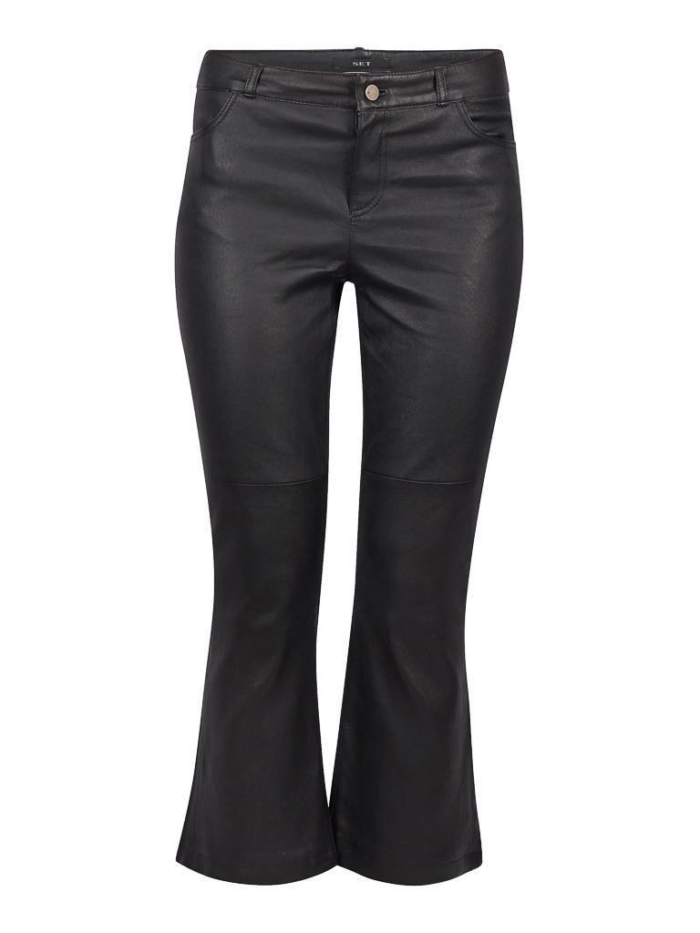 SET Leren culotte zwart
