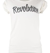 VLVT Revolution t-shirt crème