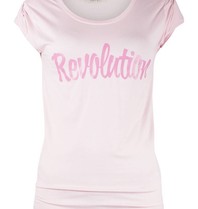 VLVT Revolution t-shirt roze