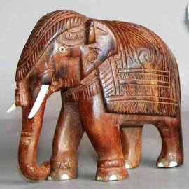 Elephant, Eastindian Rosewood, 125 mm