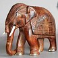 Elefant aus Ostindisch Palisander, 125 mm
