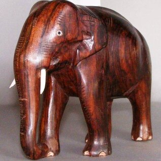 Elefant aus Ostindisch Palisander, 450 mm