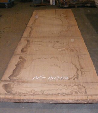 Afzelia Tischplatte, 4500 x 1270 x 55 mm, künstlich getrocknet, besäumt