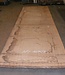 Afzelia - Doussie, tabletop, 450 x 127 x 5,5 cm, kiln dried, both sides cut