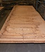 Afzelia - Doussie, tabletop, 450 x 135 x 5,5 cm, kiln dried, both sides cut