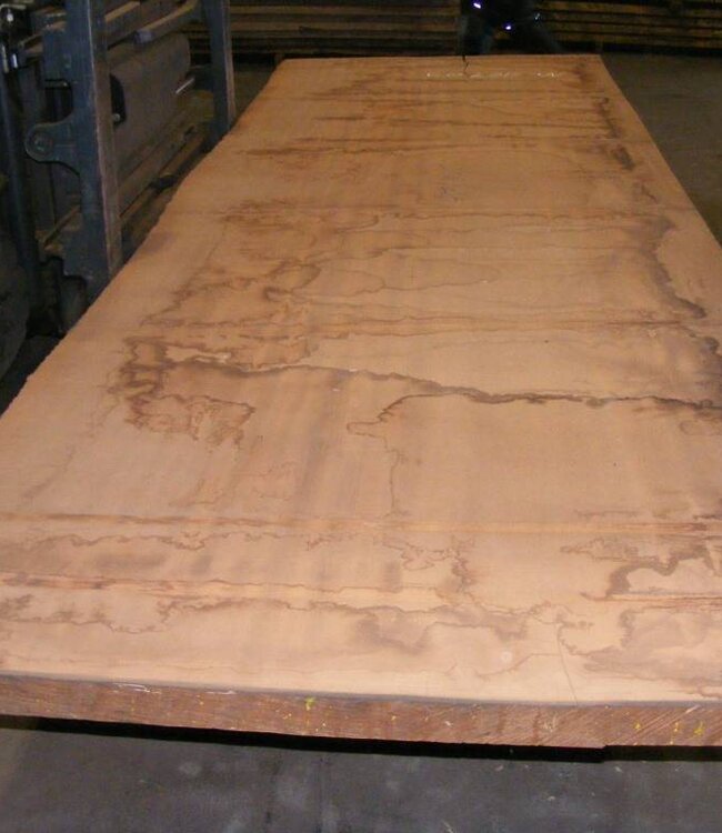 Afzelia Tischplatte, 4500 x 1350 x 55 mm, künstlich getrocknet, besäumt