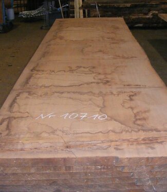 Afzelia Tischplatte, 4500 x 1330 x 55 mm, künstlich getrocknet, besäumt