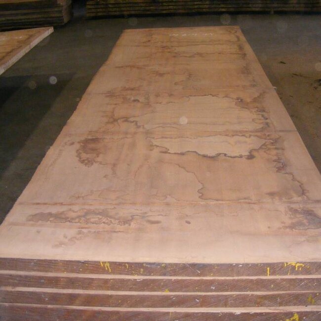 Afzelia Tischplatte, 4500 x 1330 x 55 mm, künstlich getrocknet, besäumt