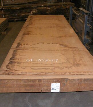 Afzelia Tischplatte, 4500 x 1310 x 55 mm, künstlich getrocknet, besäumt