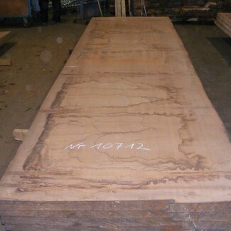 Afzelia  Tischplatte, 4500 x 1280 x 55 mm, künstlich getrocknet, besäumt