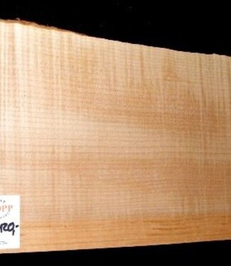 Soft Maple, fiddleback, guitar body, 550 x 205 x 55 mm, 3,5 kg