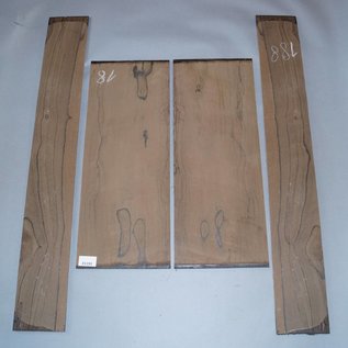 Ziricote, Böden und Zargen Set, spiegelbildlich, 1,6 kg, Einschnitt 2015
