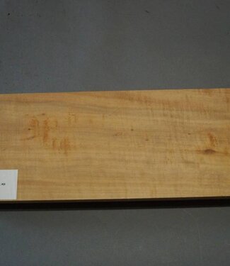 Anegre, Longhi Body, fiddleback, 550 x 180 x 48 mm, 2,8 kg