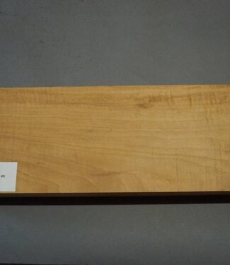 Anegre, Longhi Body, fiddleback, 550 x 180 x 48 mm, 2,9 kg