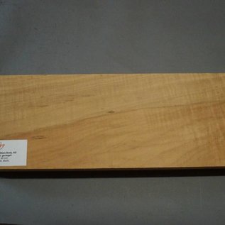 Anegre, Longhi Body, fiddleback, 550 x 180 x 48 mm, 2,9 kg, kiln dried