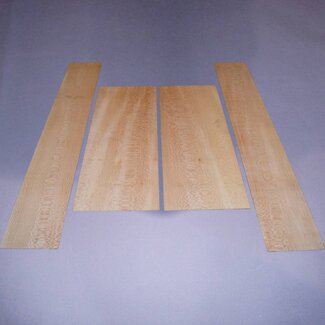 Plane set bottoms & sides, B: 570 x 220 x 4 mm, S: 870 x 140 x 4 mm
