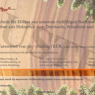 Geschenkgutschein - Weihnachtsspecial