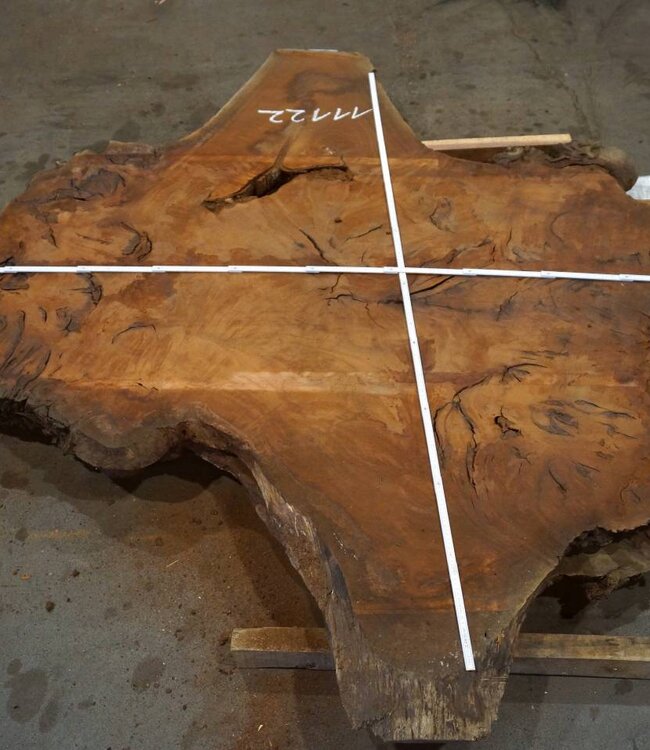 Sapeli Mahagony table top, approx. 2000 x 2200 x 52 mm