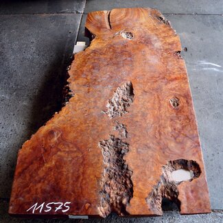 Kampfer Tischplatte, ca. 1800 x 850 x 10-40 mm, 63 kg, 11575