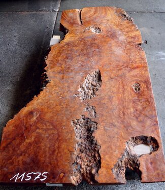 Kampfer Tischplatte, ca. 1800 x 850 x 10-40 mm, 63 kg, 11575