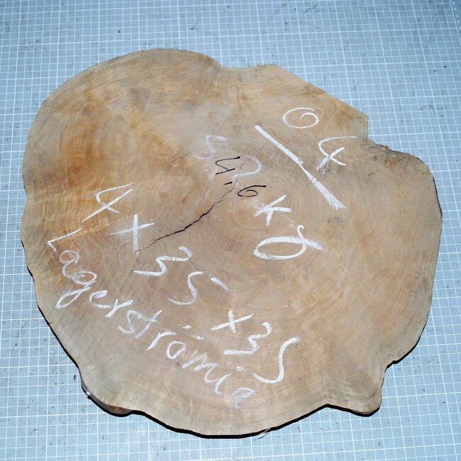 Lagerströmia Maser, ca. 380 x 330 x 40 mm, 4,5 kg