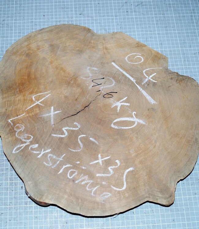 Lagerströmia Maser, ca. 380 x 330 x 40 mm, 4,5 kg