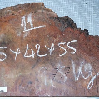 Sindora Burl, approx. 550 x 360 x 50 mm, 7,5 kg